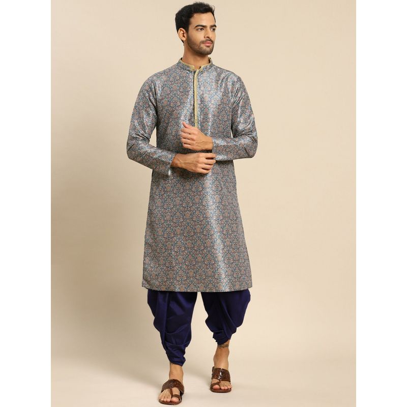 KISAH Men Multi Kurta Set (Set of 2) (S)