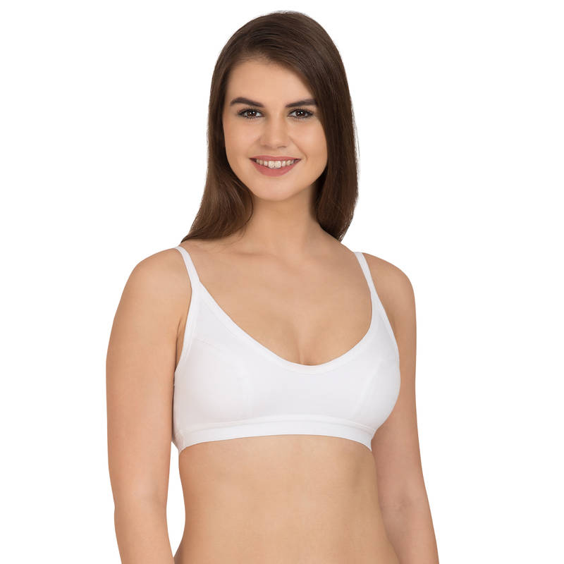 Tweens Non-Padded Sports Bra - White (32B)
