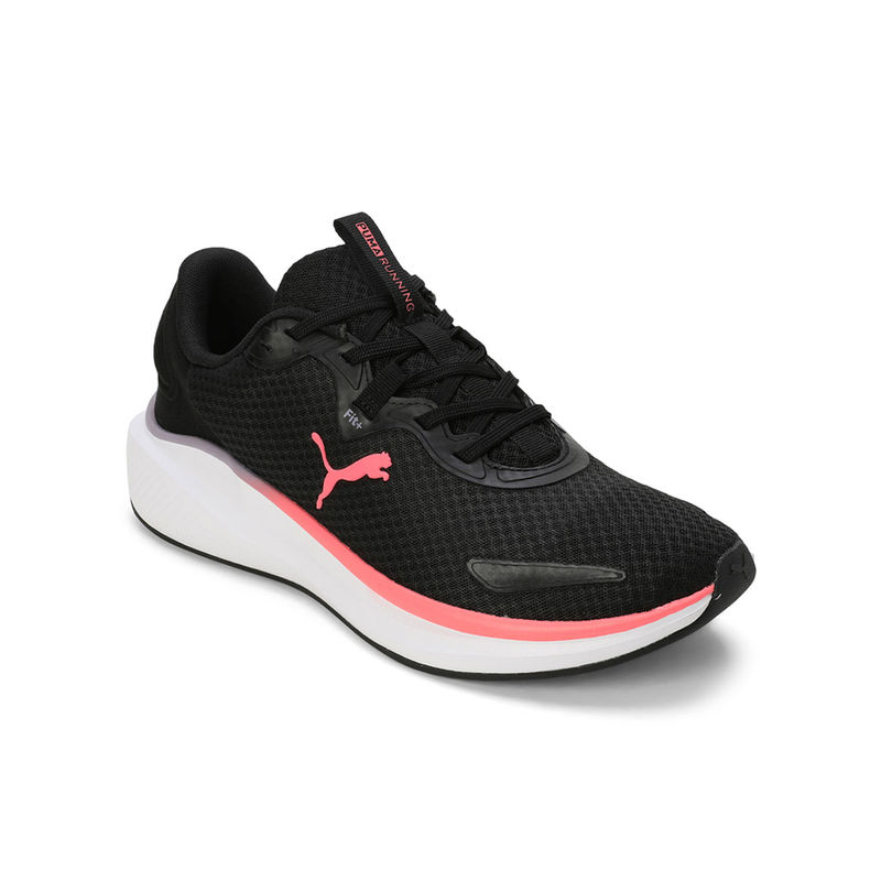 Puma Skyrocket Lite Alt Unisex Black Running Shoes (UK 4)