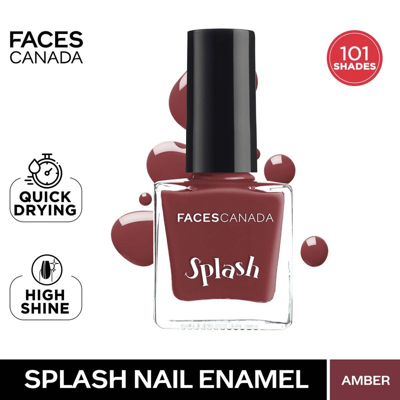 Faces Canada Splash Nail Enamel - Amber 114