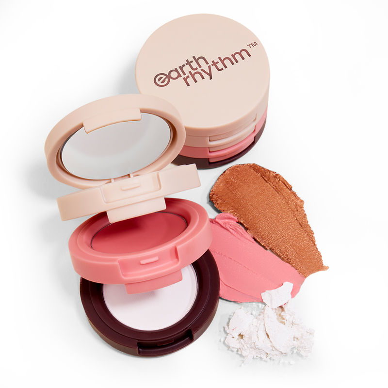 Earth Rhythm Dab Set Go 3-In-1 Face Palette