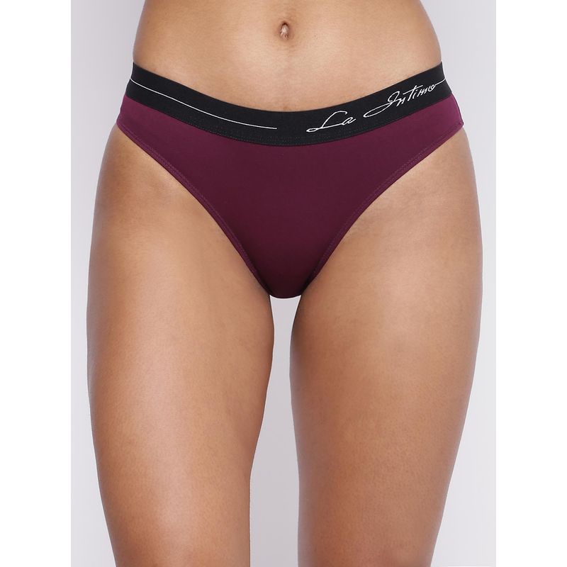 La Intimo Dulce Candy Brief Panty Purple (2XL)