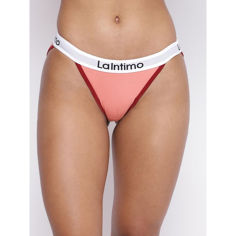 La Intimo Moda Fashionable Brief Panty Pink (2XL)