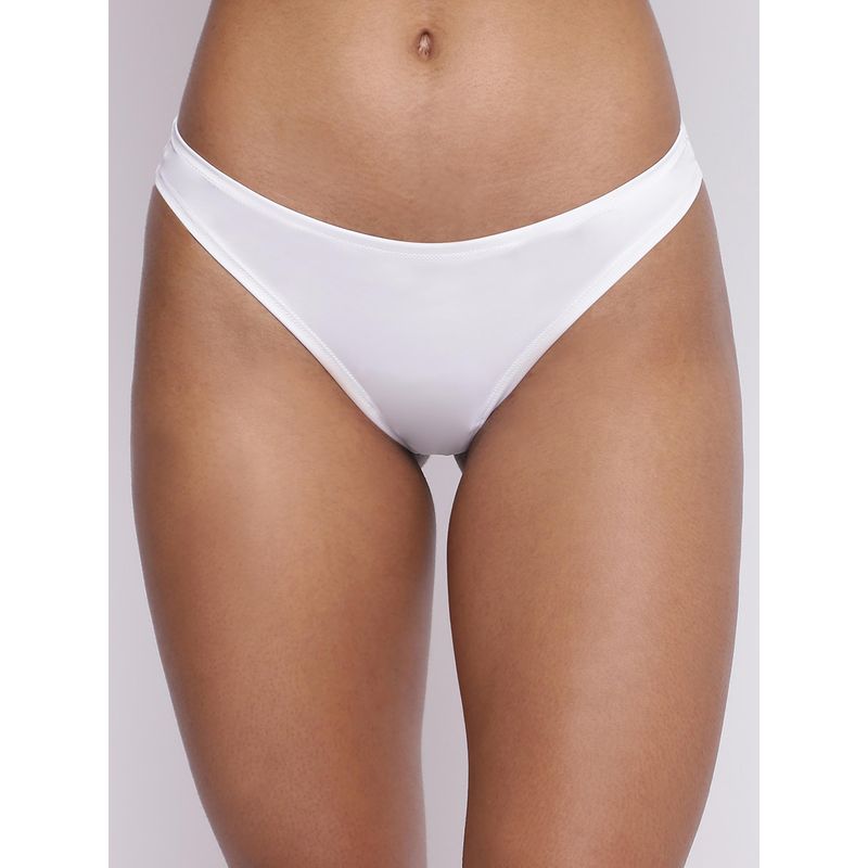 La Intimo Spiffy Semi Seamless Thong White (2XL)