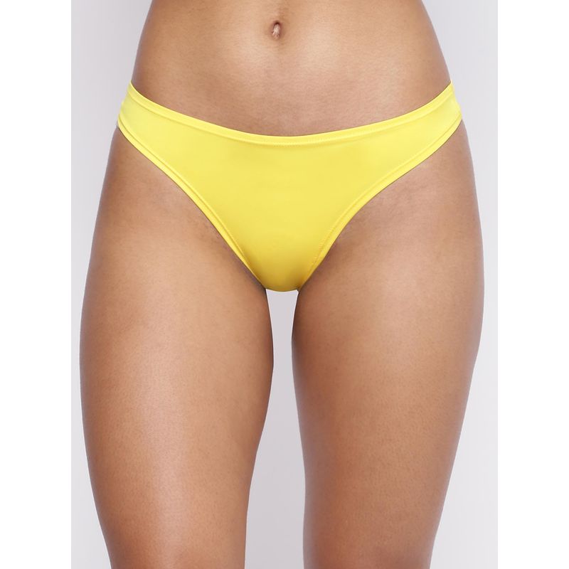 La Intimo Spiffy Semi Seamless Thong Yellow (S)