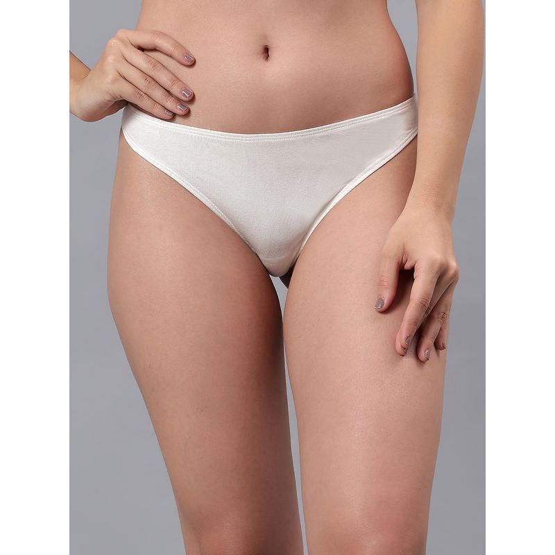 La Intimo Low Rise Women Thong Beige (2XL)