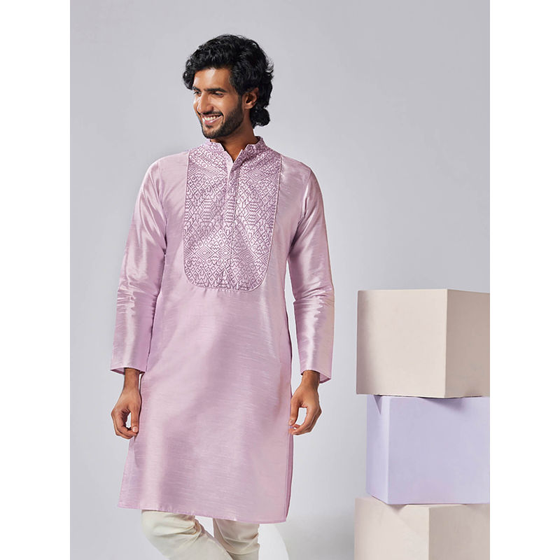 KISAH Men Lavender Kurta (38)