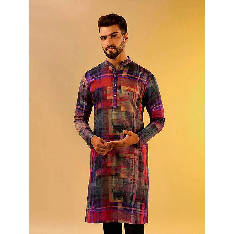 KISAH Men Multi-Color Kurta (38)