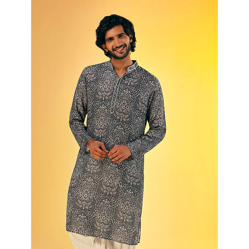 KISAH Men Green Kurta (40)