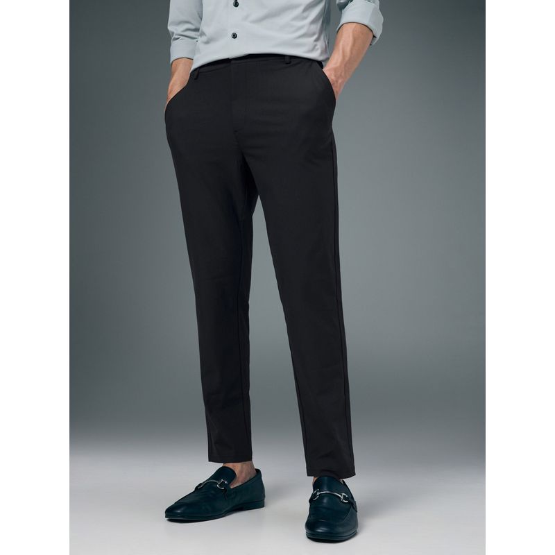 Technosport Black Polyester Trouser (XL)