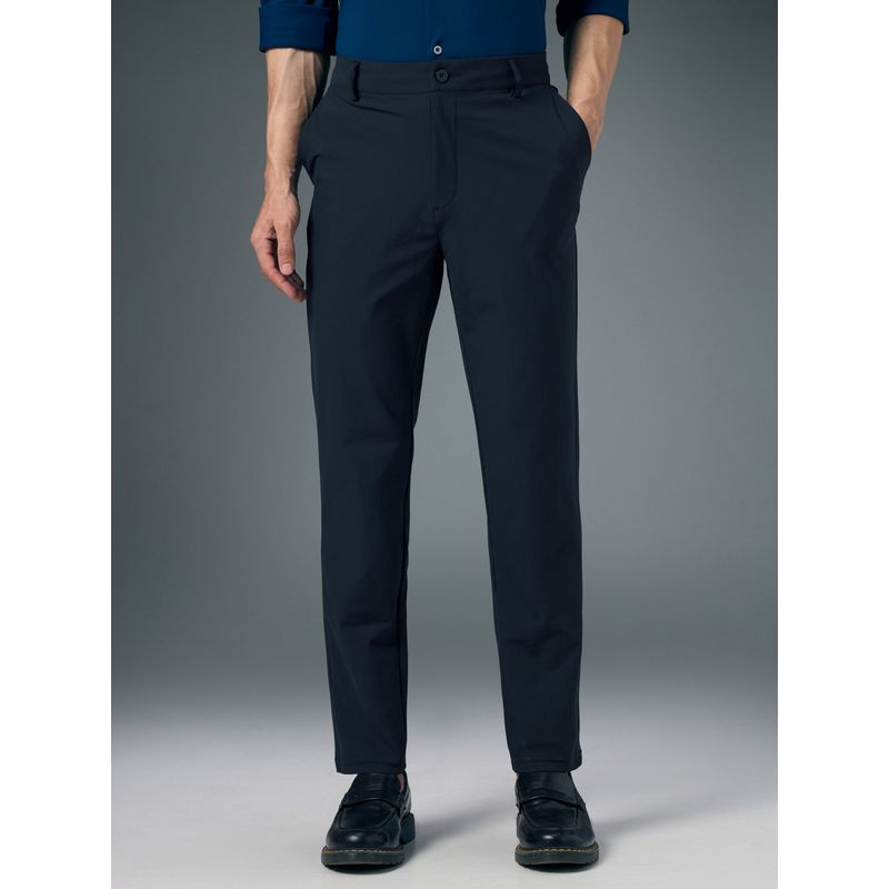 Technosport Navy Blue Polyester Trouser (L)
