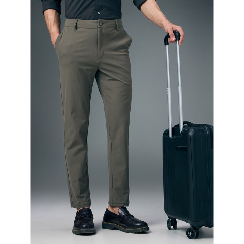 Technosport Olive Polyester Trouser (2XL)