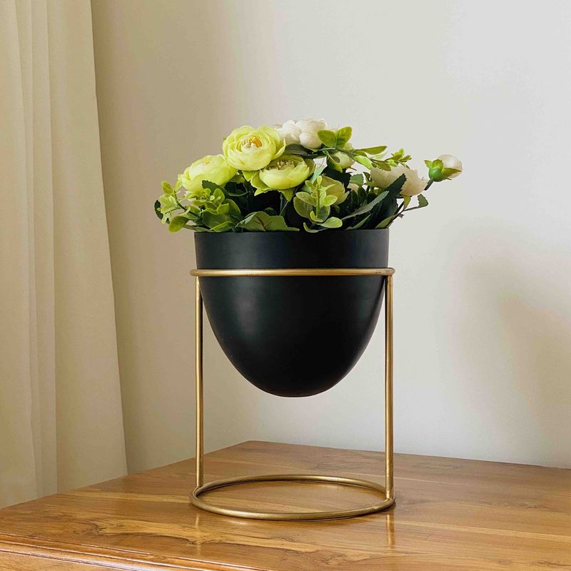 Folkstorys Gold Stone Planter (M)