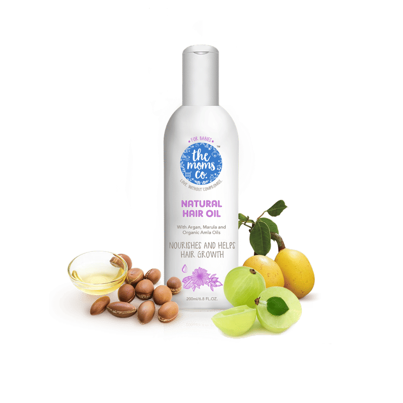 The Moms Co Natural 10 In 1 Baby Hair Oil Online From Nykaa Com