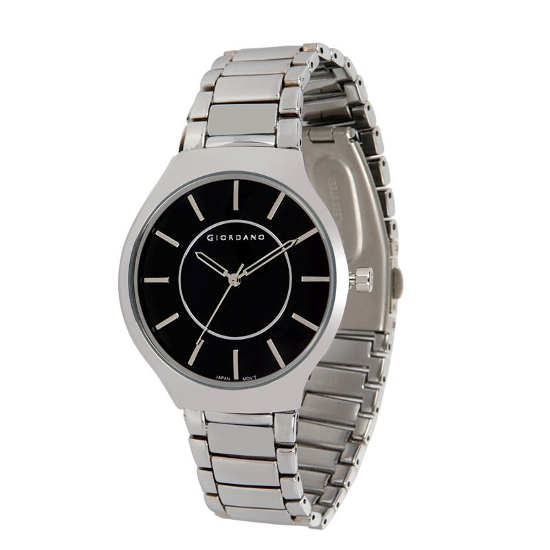 Buy Giordano Black Round Dial Analog Watch For Women - GZ-60044-11 Online