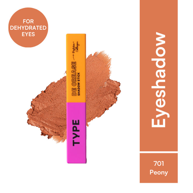 Type Beauty Eye Shadow Stick Matte Finish For Dry Skin With Peptides - 701 Peony