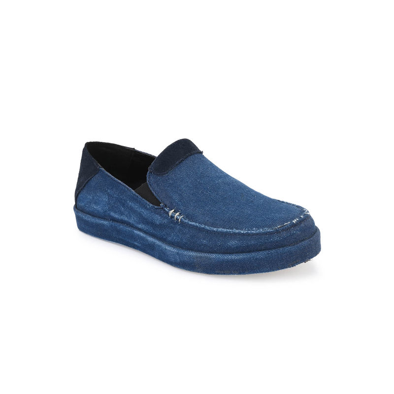 CARLO ROMANO Mens Blue Slip On Loafers (UK 10)