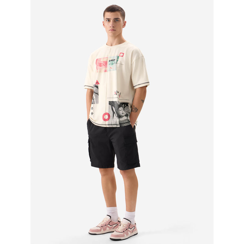 The Souled Store Official Squid Game: Let's Play Men Oversized T-Shirt (2XL)