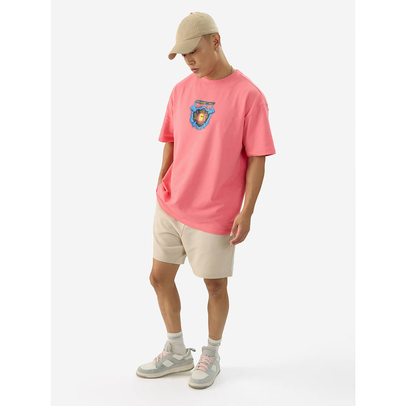 The Souled Store Originals: Cyber Vigilante Oversized T-Shirt (2XL)