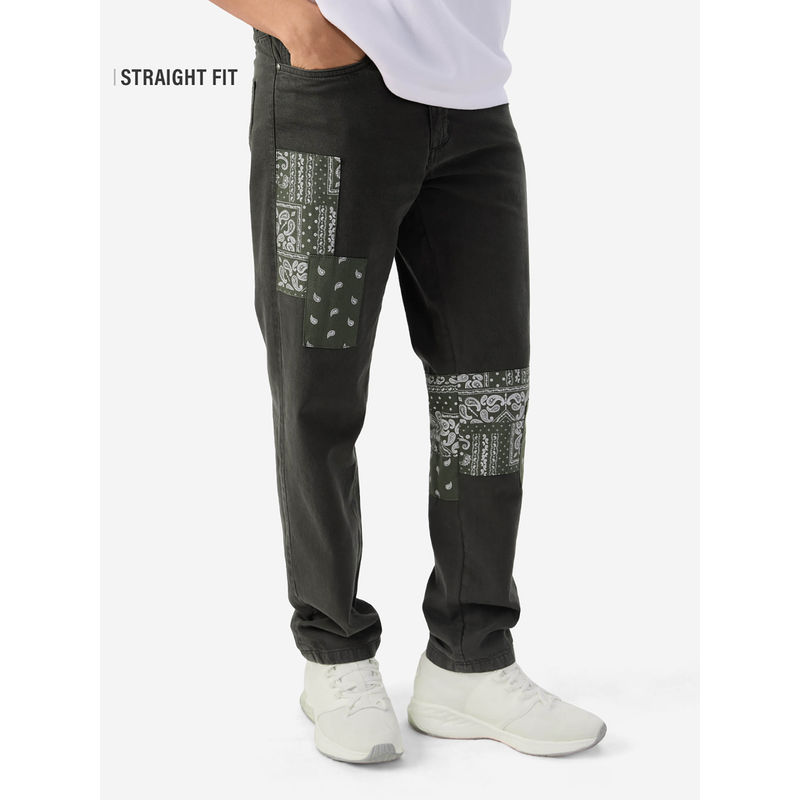 The Souled Store Denim: Olive Indie Men Jeans (32)