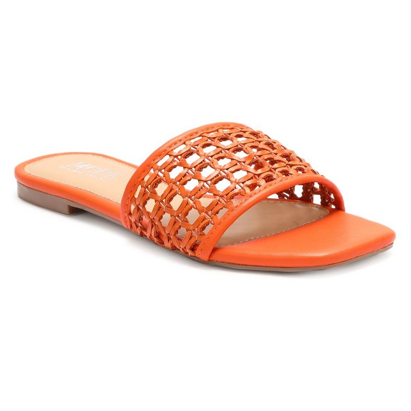 Buy Mode By Red Tape Women Orange Flats Online