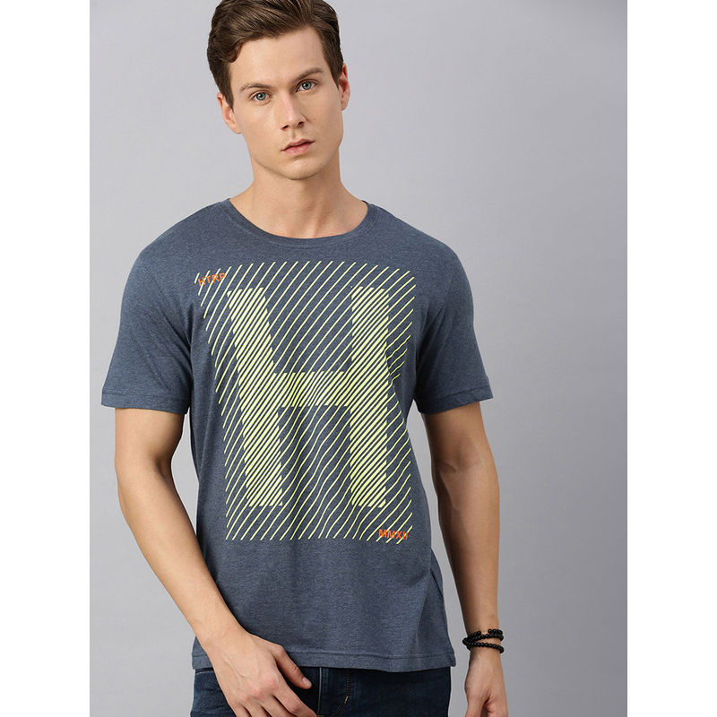 Huetrap Mens Round Neck Short Sleeve Eco Graphic T-Shirt (XL)