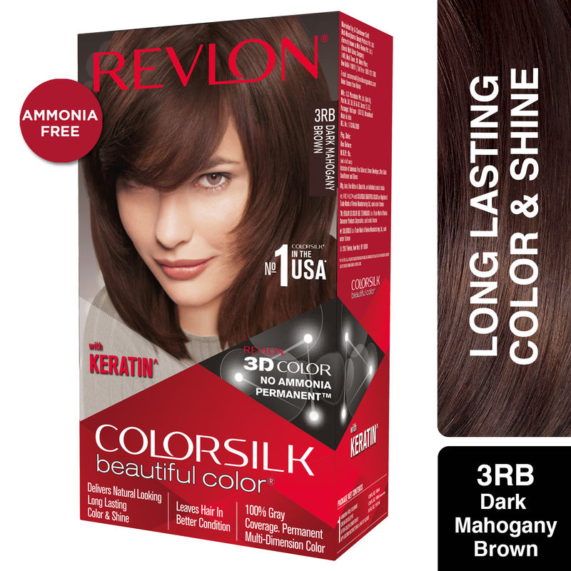 Revlon Silk 3d 3rb Dark Mahogany Brown Hair Color Best Price in India