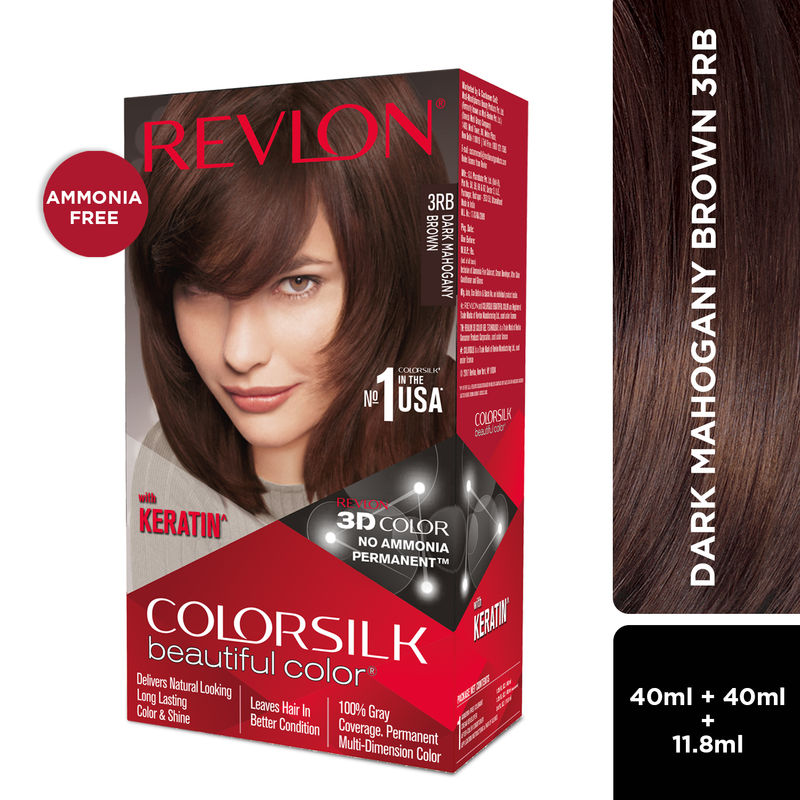 Revlon Colorsilk Hair Color - Dark Mahogany Brown 3RB