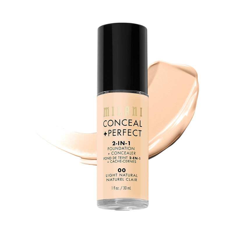 Milani Conceal + Perfect 2-In-1 Foundation + Concealer - 00 Light Natural