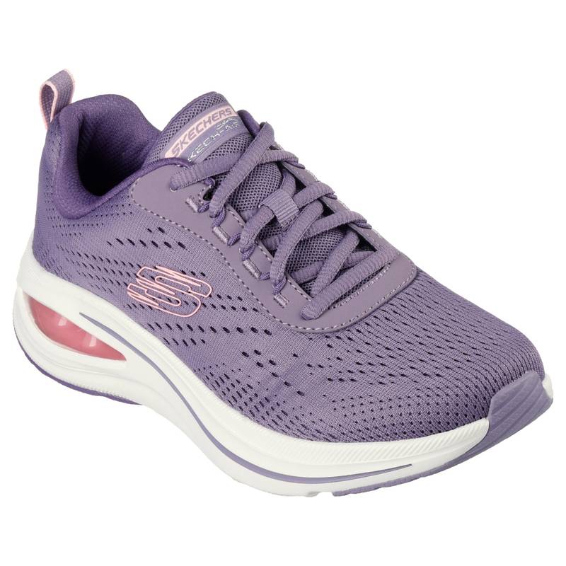 SKECHERS Womens SKECH-AIR META-AIRED OUT Purple Casual Sneakers (US 7)