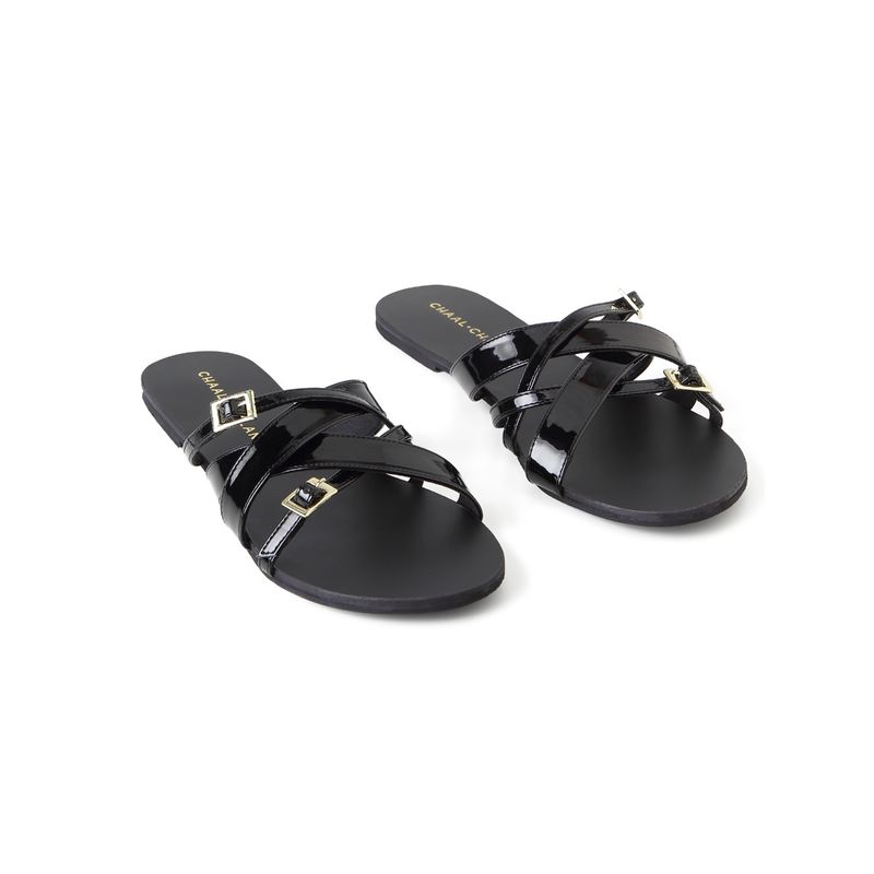 Chaal Chalan Ayra Black Flats (EURO 38)
