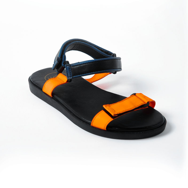 Monkstory Drift Plain Technical Sandals Pop Orange Blue (UK 8)