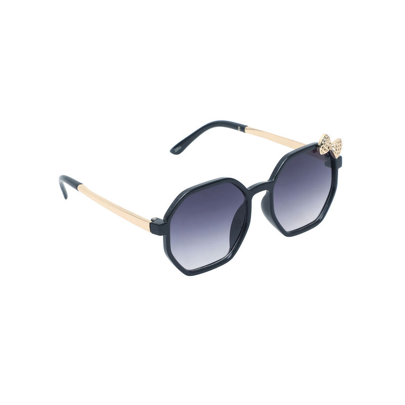 Spiky Black Frame Black Lens Square UV Protection Sunglass Buy Spiky