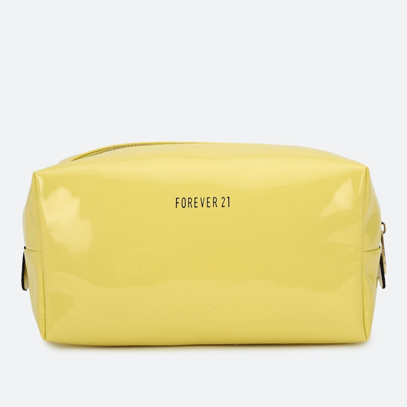 Buy Forever 21 Yellow Solid Pouch Online