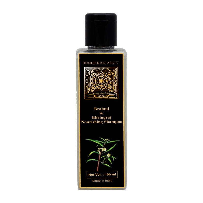 Inner Radiance Brahmi & Bhringraj Nourishing Ayurvedic Shampoo - SLES, Paraben Free