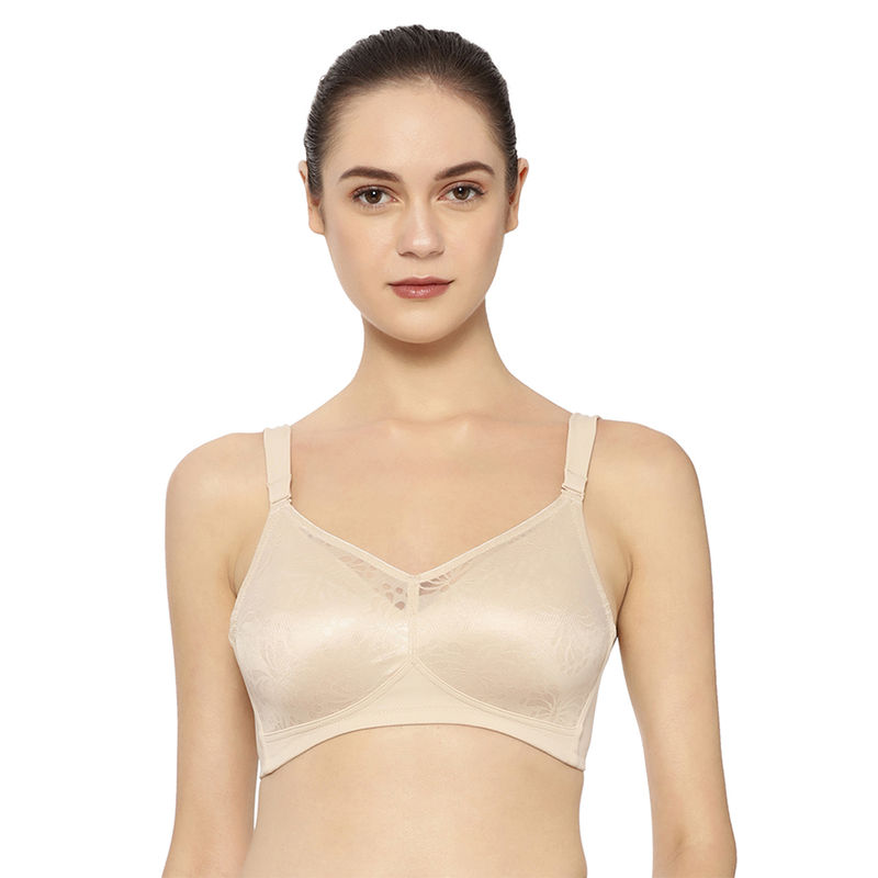 Triumph Minimizer 112 Wireless Non Padded Comfort and High Support Big Cup Bra - Nude (36E)