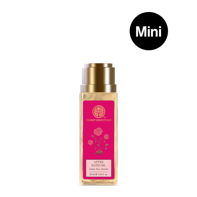 Forest Essentials After Bath Oil Indian Rose Absolute - Ayurvedic Nourishing After Shower Oil