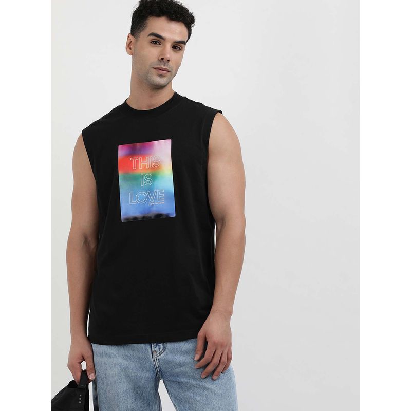 Calvin Klein Black Regular Fit T-Shirt (S)