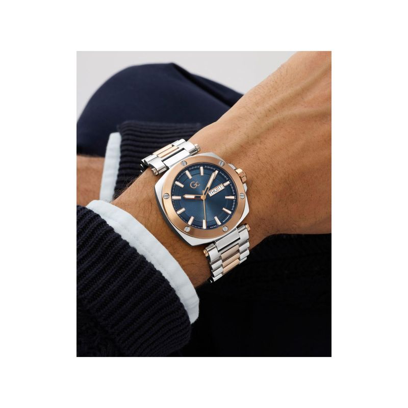 Buy GC Collection Square 44Mm Blue Dial Analog Men Watch (Z78002G7