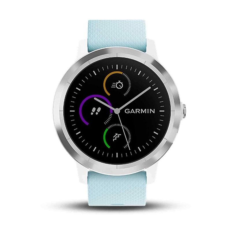 Garmin vivoactive 3 silver white best sale