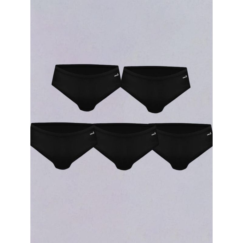 Tailor and Circus Black Solid Regular Briefs (XL)