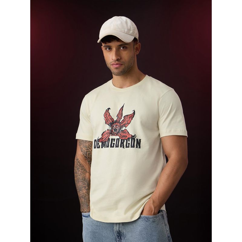 The Souled Store Official Stranger Things: Demogorgon Men T-Shirts (S)