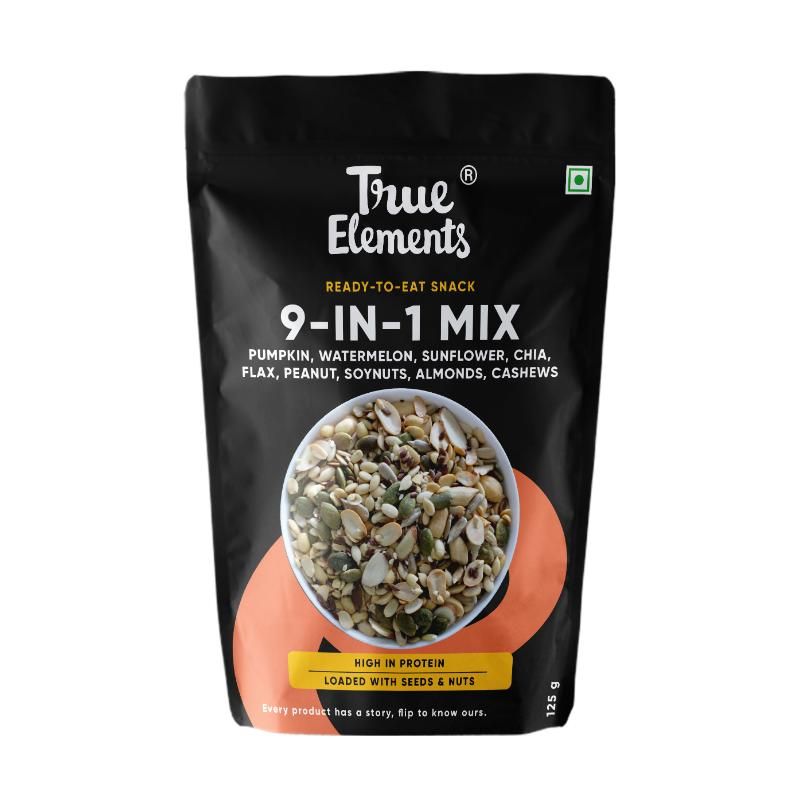 True Elements 9-In-1 Snack Mix -Weight Management, Smoother Skin, Anti Ageing, Healthy Hair