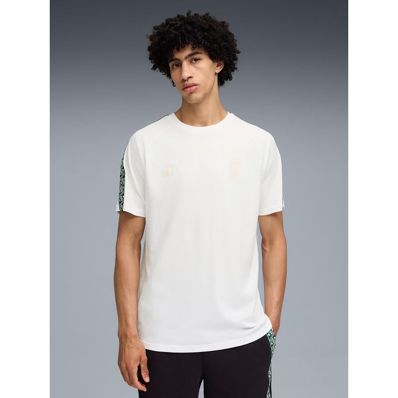 Puma Ac Milan Third Kit King Men's T-Shirt - White (XS)