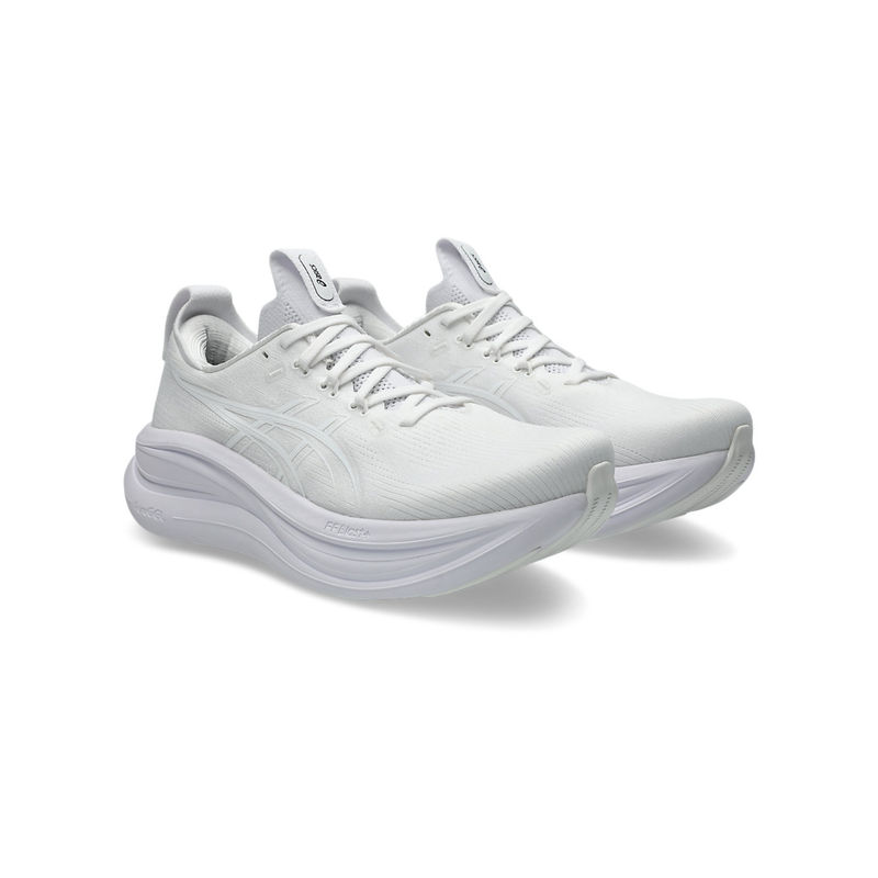 ASICS Men White GEL-NIMBUS 28 Running Shoes (UK 9)