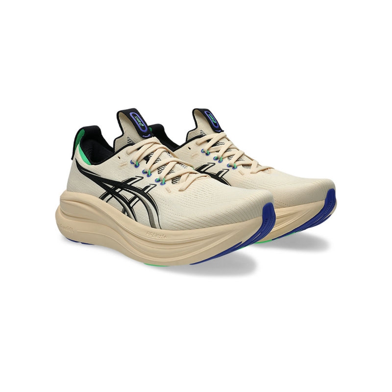 ASICS Men Beige GEL-NIMBUS 28 Running Shoes (UK 9)