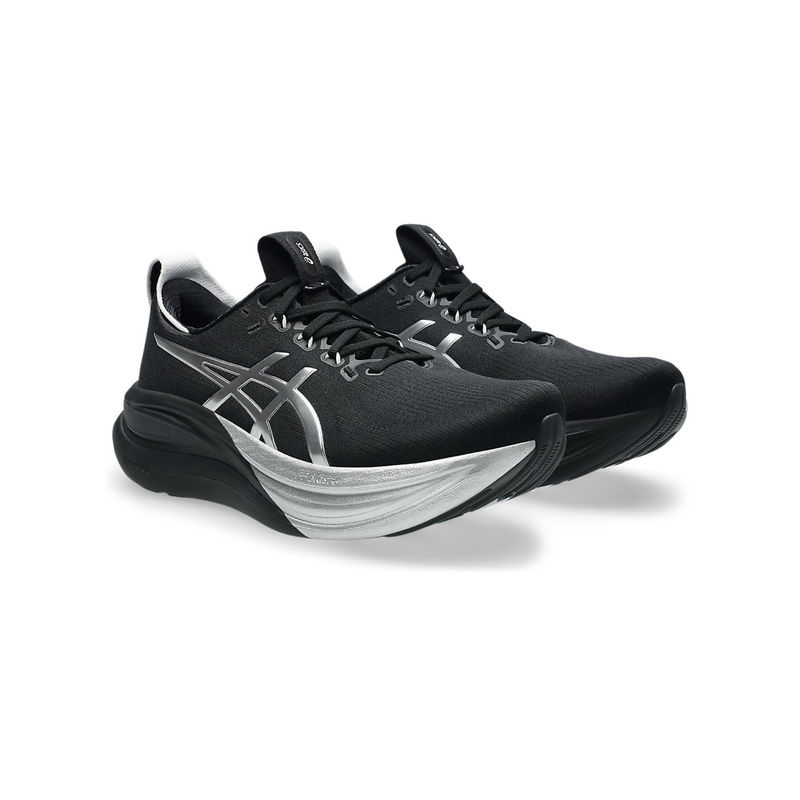 ASICS Men Black GEL-NIMBUS 28 PLATINUM Running Shoes (UK 9)