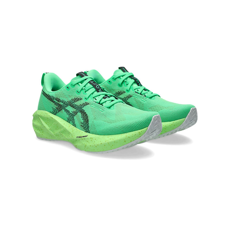 ASICS Women Green NOVABLAST 5 EKIDEN Running Shoes (UK 8)