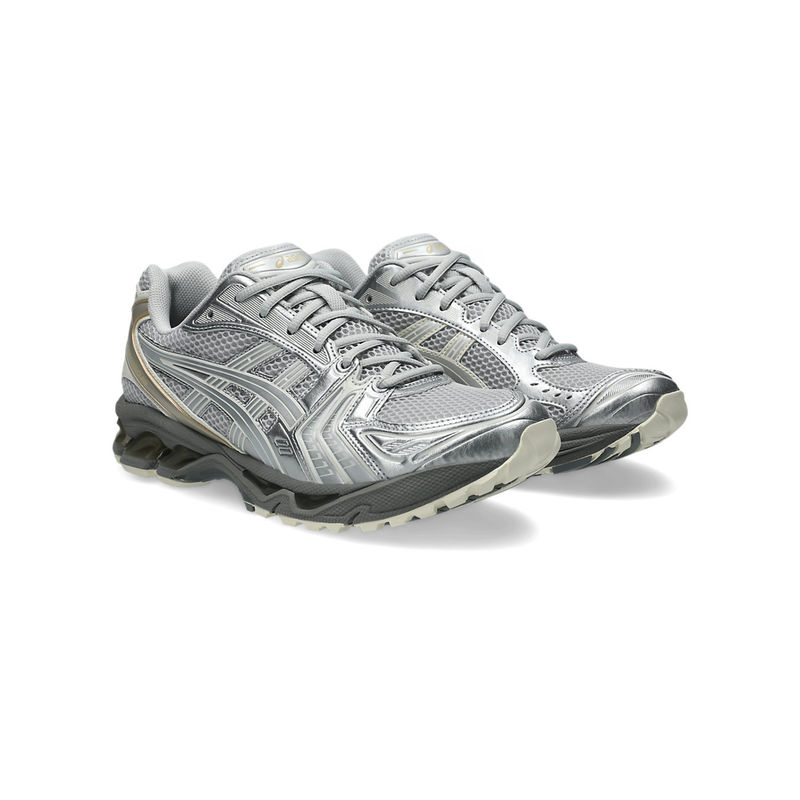 ASICS Unisex Silver GEL-KAYANO 14 Sneakers (UK 8)