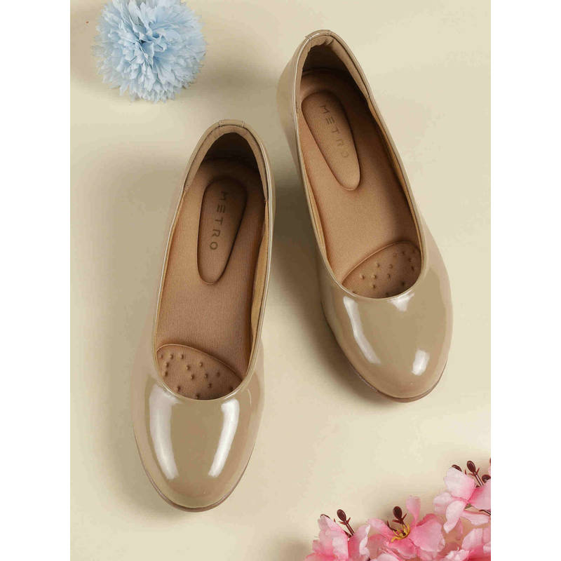 Metro Women Beige Ballerina (EURO 36)